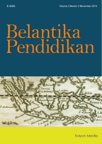 Cover of the current issue of Belantika Pendidikan